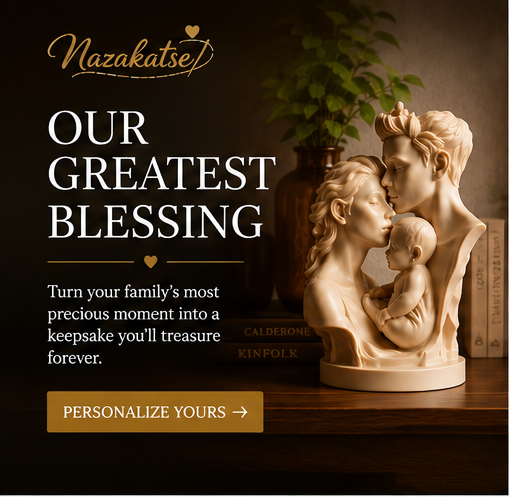 Customised Ceramic Family Keepsake – Our Greatest Blessing