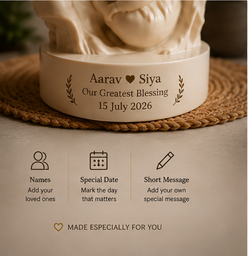 Customised Ceramic Family Keepsake – Our Greatest Blessing